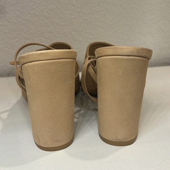 Ankle block heel nude - Picture 4 of 5